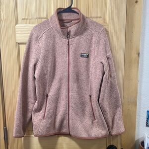 L.L. Bean Women's Pink Fleece Jacket